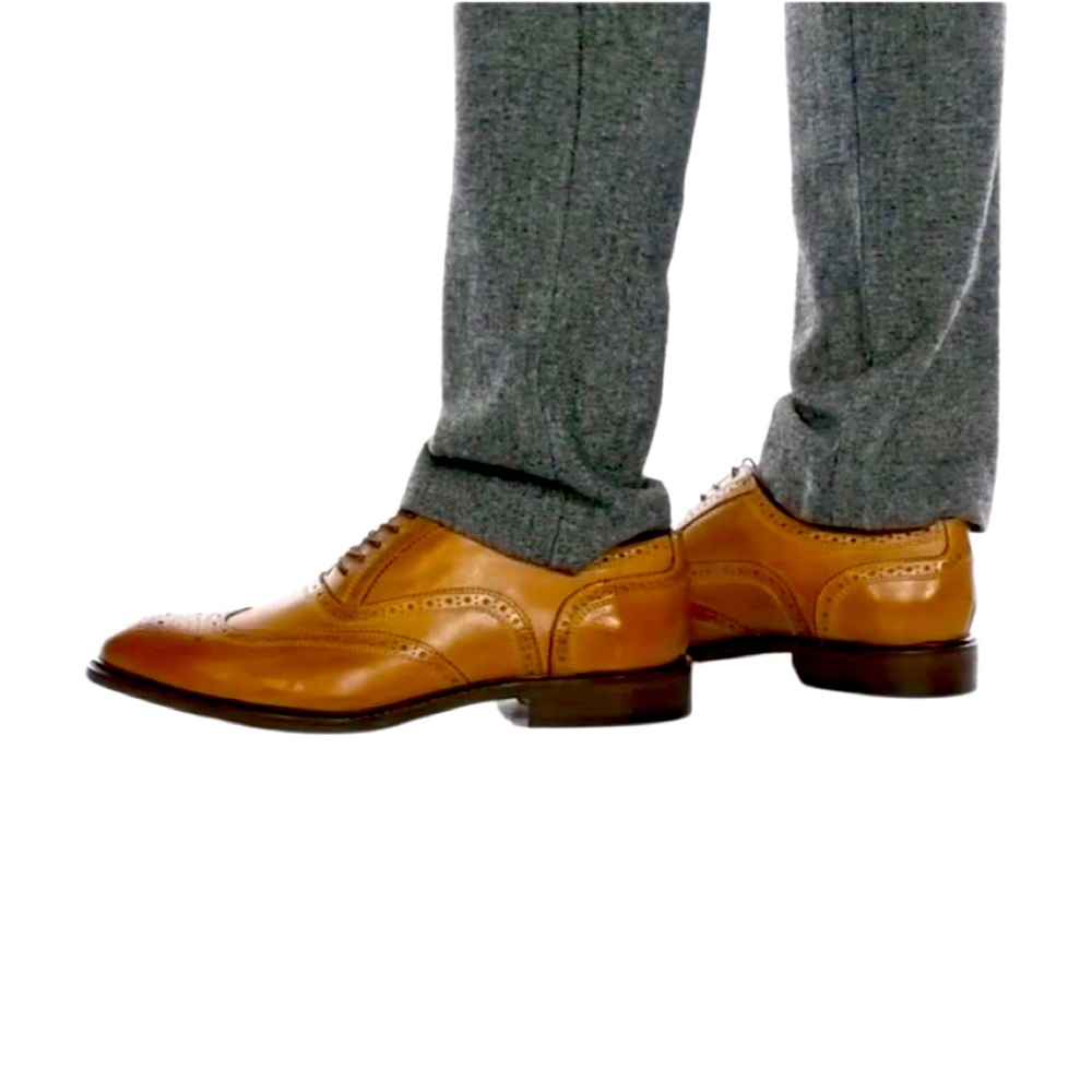 Massimo Matteo Leather Shoes. Wingtip, Made in Italy, size 11, EUC - Picture 4 of 12